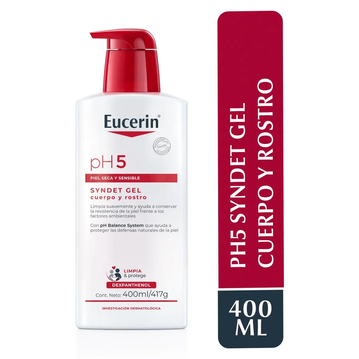EUCERIN - EUCERIN Gel de Limpieza Syndet pH5 400ml