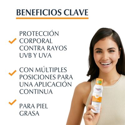 Imagen 2 del producto Protector Solar Corporal Spray Transparente Toque Seco SPF50 200ml