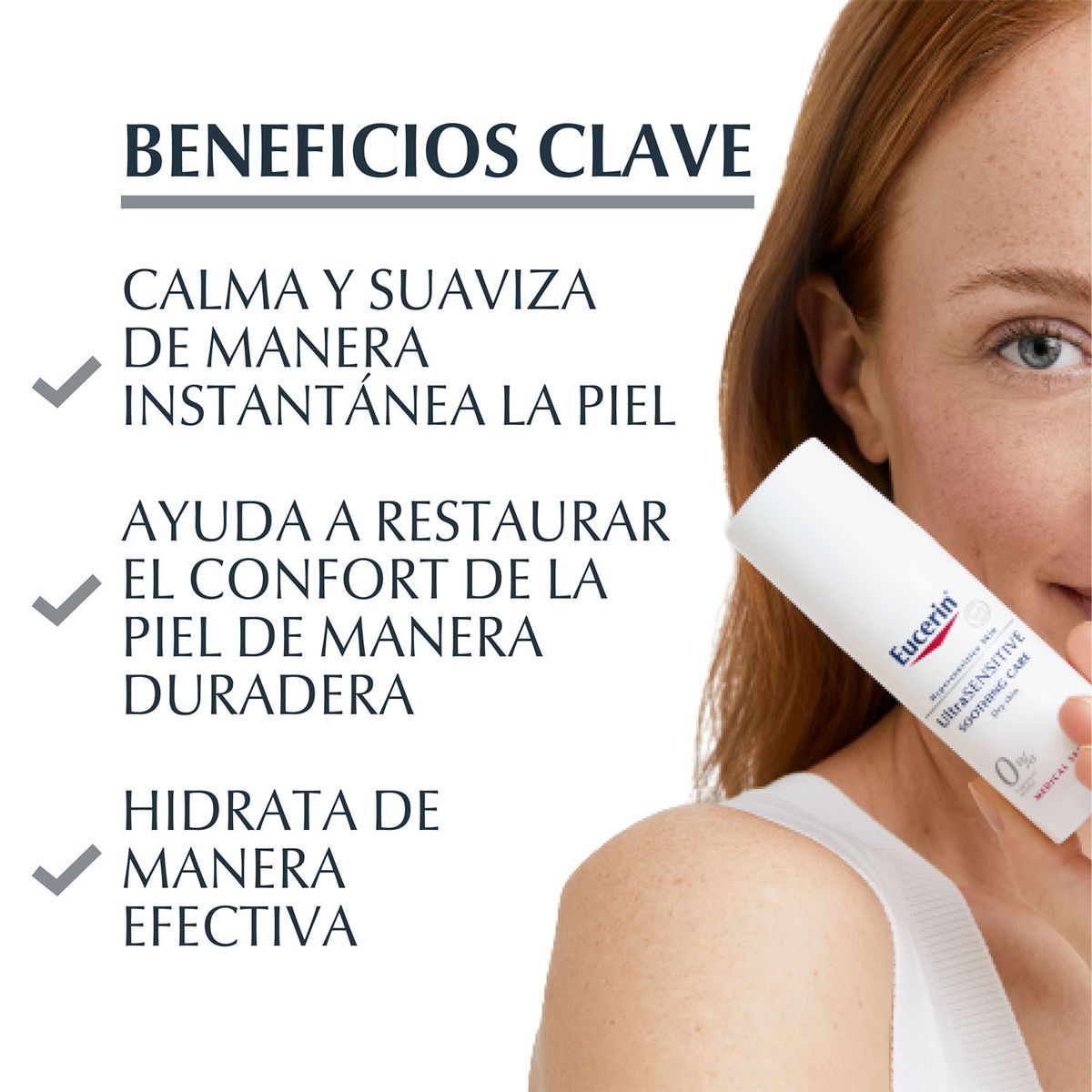 EUCERIN - Crema Facial Fluida UltraSENSITIVE 50ml Eucerin