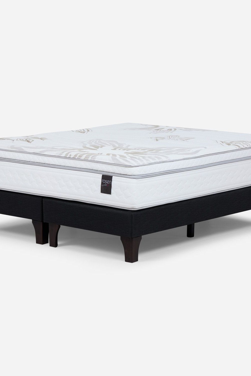 ROSEN - Cama Europea Art 4 2 Plazas X 2.00Mt Base Dividida Rosen
