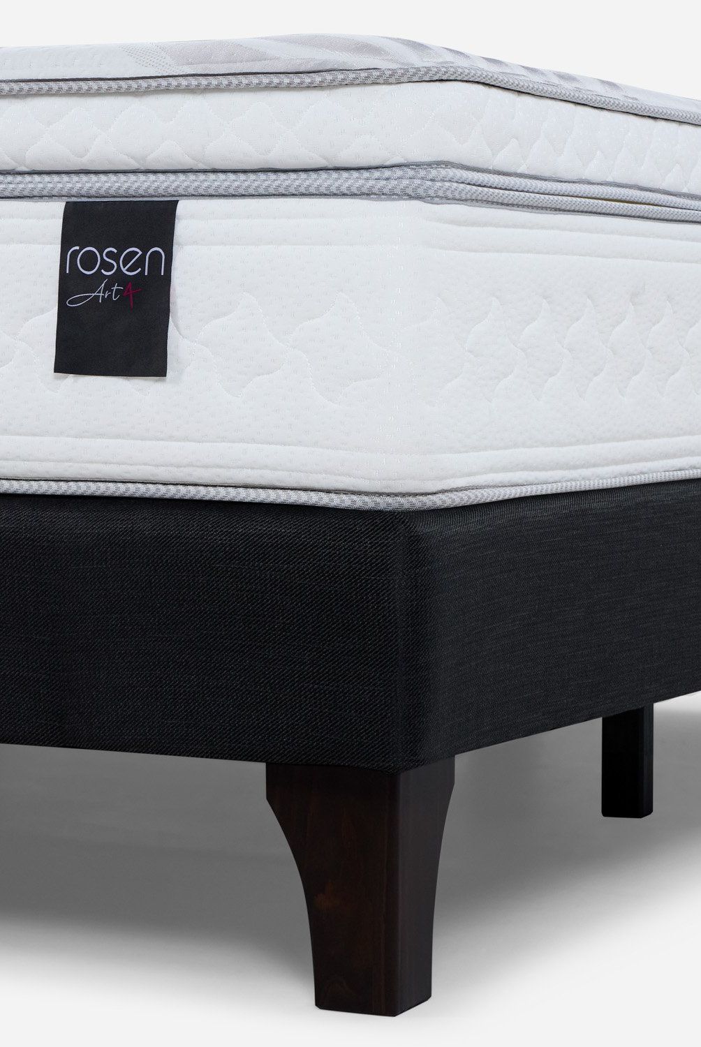 ROSEN - Cama Europea Art 4 2 Plazas X 2.00Mt Base Dividida Rosen