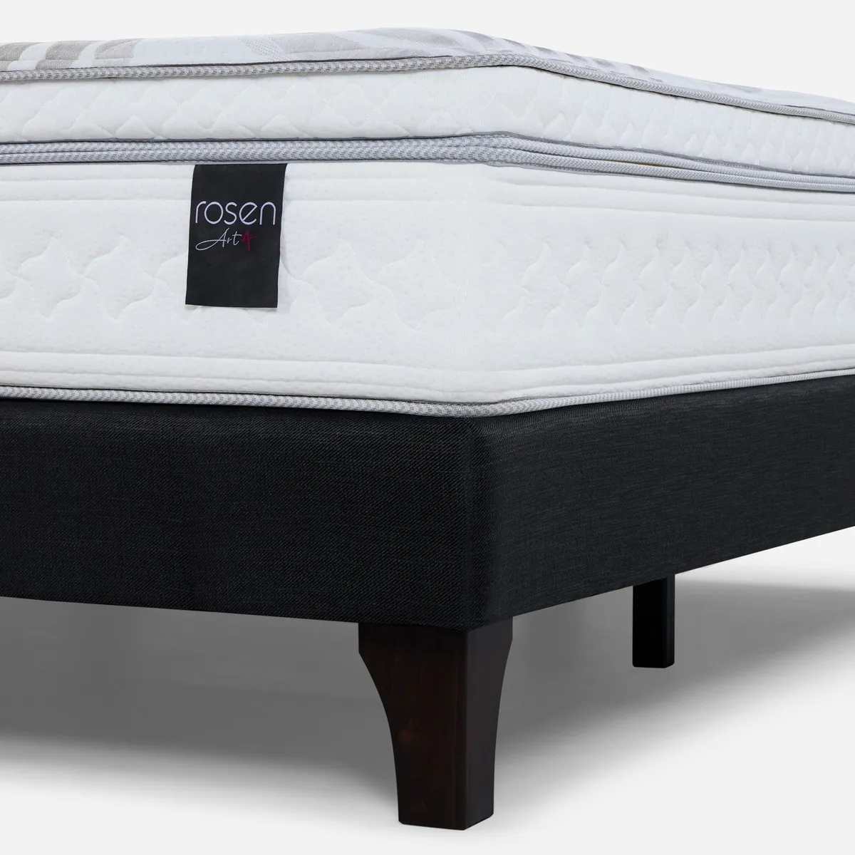 ROSEN - Cama Europea Art 4 2 Plazas X 2.00Mt Base Dividida Rosen