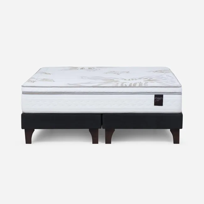 ROSEN - Cama Europea Art 4 King X 2.00Mt Base Dividida Rosen