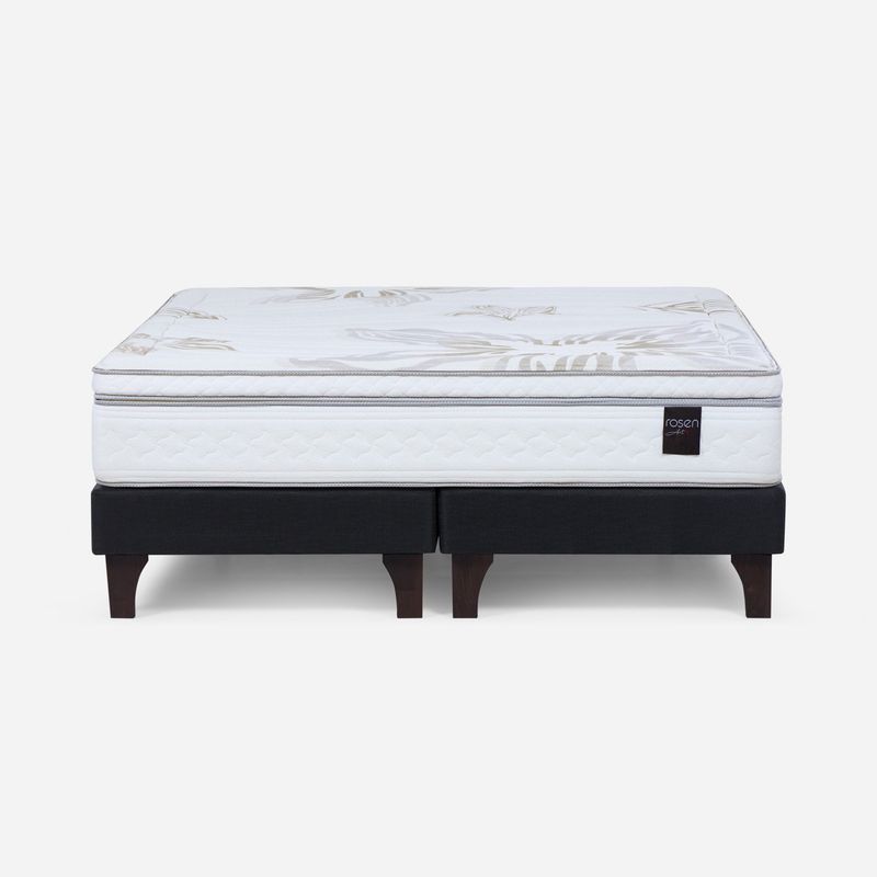 ROSEN - Cama Europea Art 4 King X 2.00Mt Base Dividida Rosen