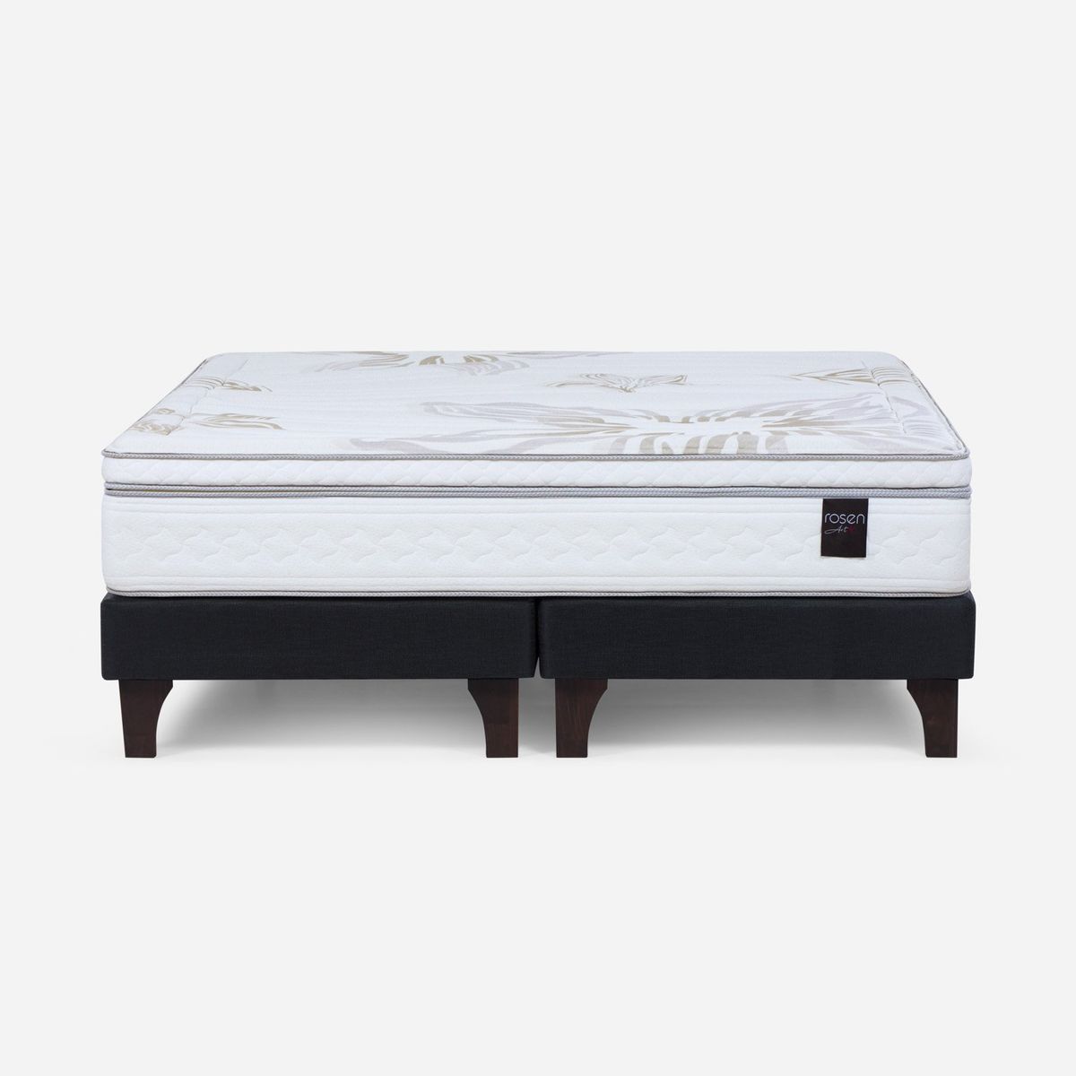 ROSEN - Cama Europea Art 4 Super King X 2.00Mt Base Dividida Rosen