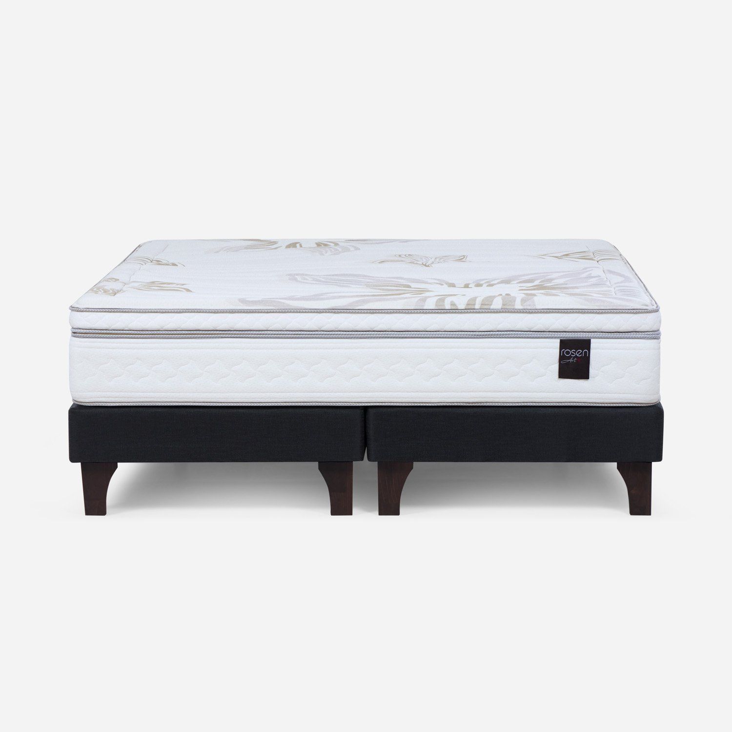 ROSEN Cama Europea Art 4 Super King X 2.00Mt Base Dividida Rosen