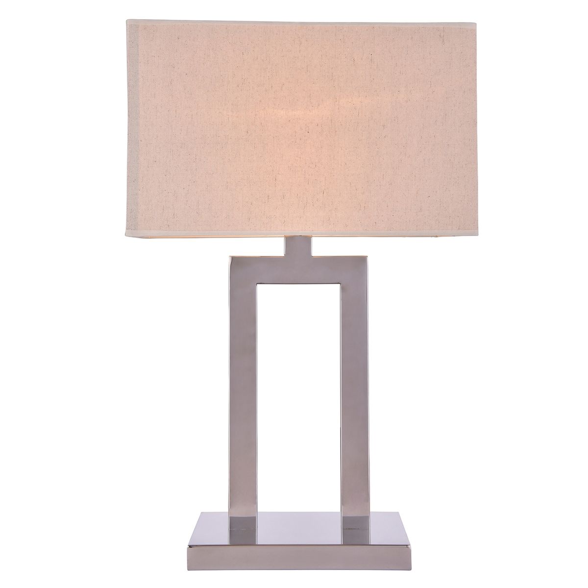 DISEÑO 3 - Lámpara De Mesa Cromo Diseño 3