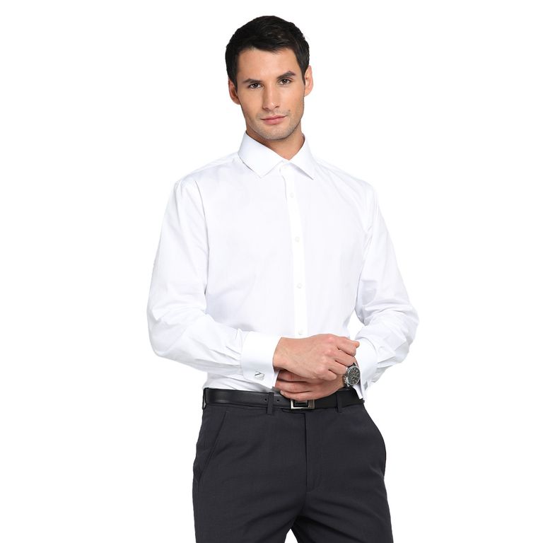 Camisa De Vestir Algodón Hombre