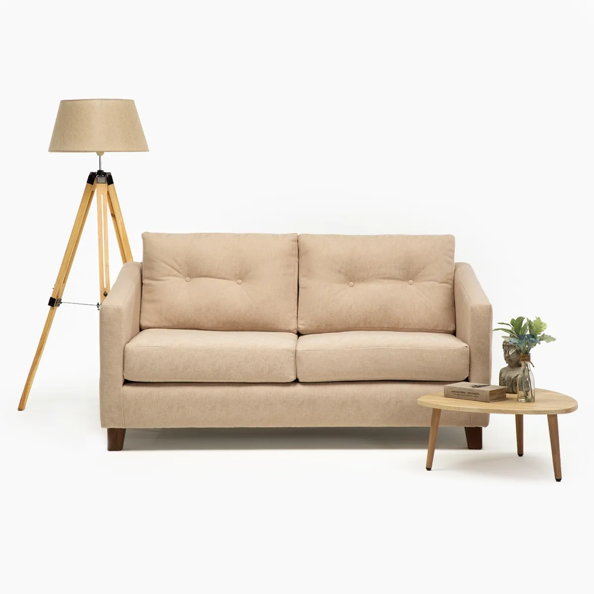 BARRA DESIGN - Sofá 2 Cuerpos Lino Elena Barra Design