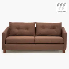 BARRA DESIGN - Sofá 3 Cuerpos Tela Elena