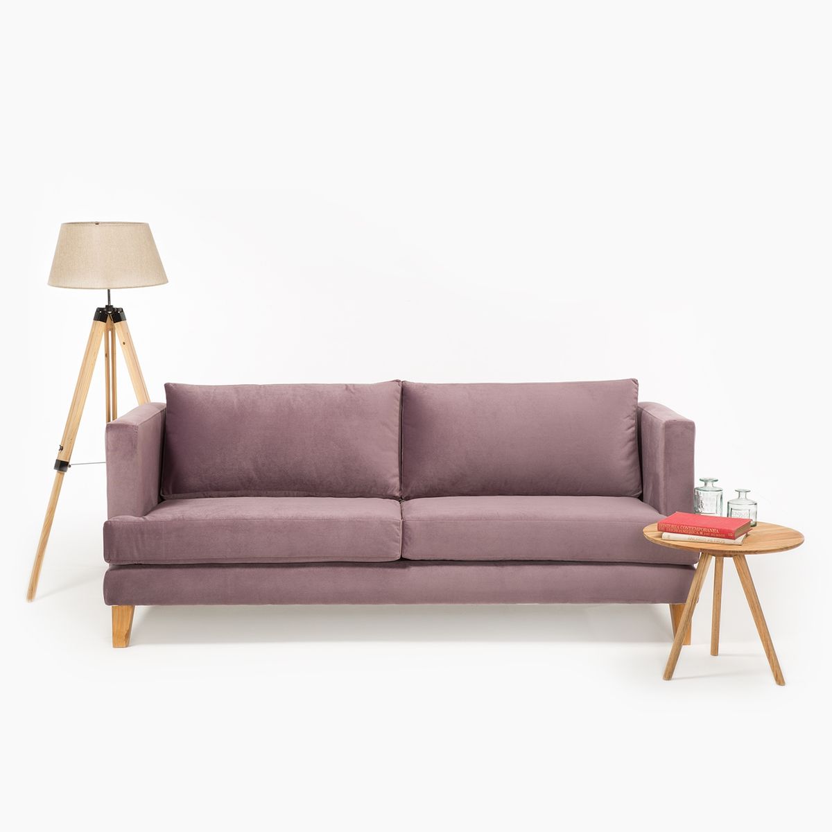 BARRA DESIGN - Sofá 3 Cuerpos Tela Larisa Barra Design