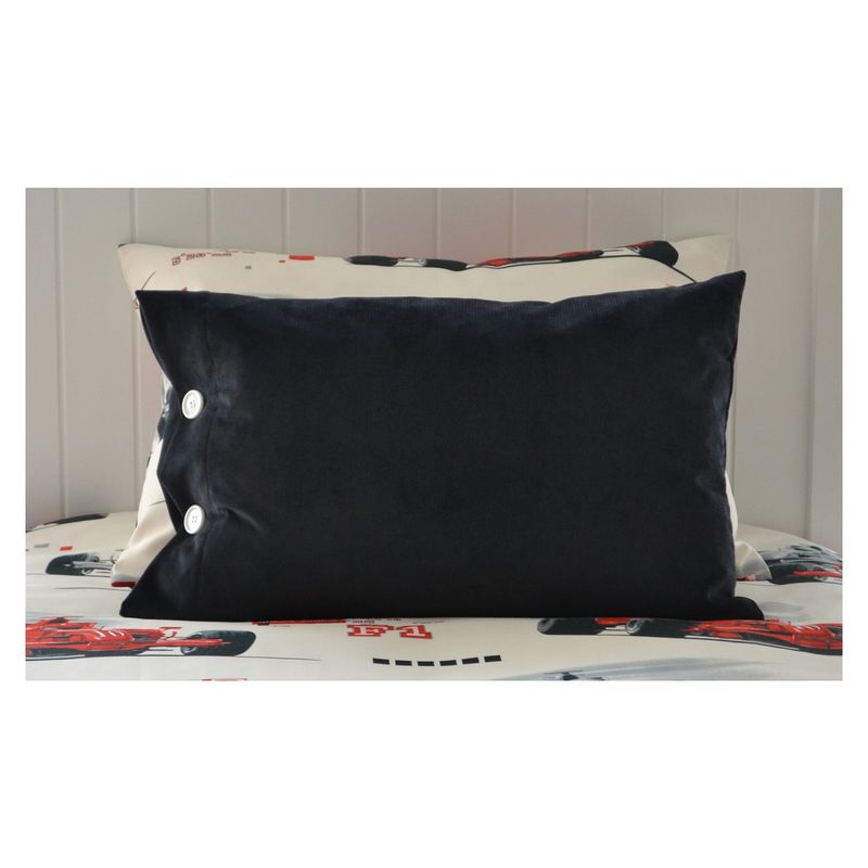 BELCOTTONE - Mk Cojín 60 X 40 Formula 1 Negro