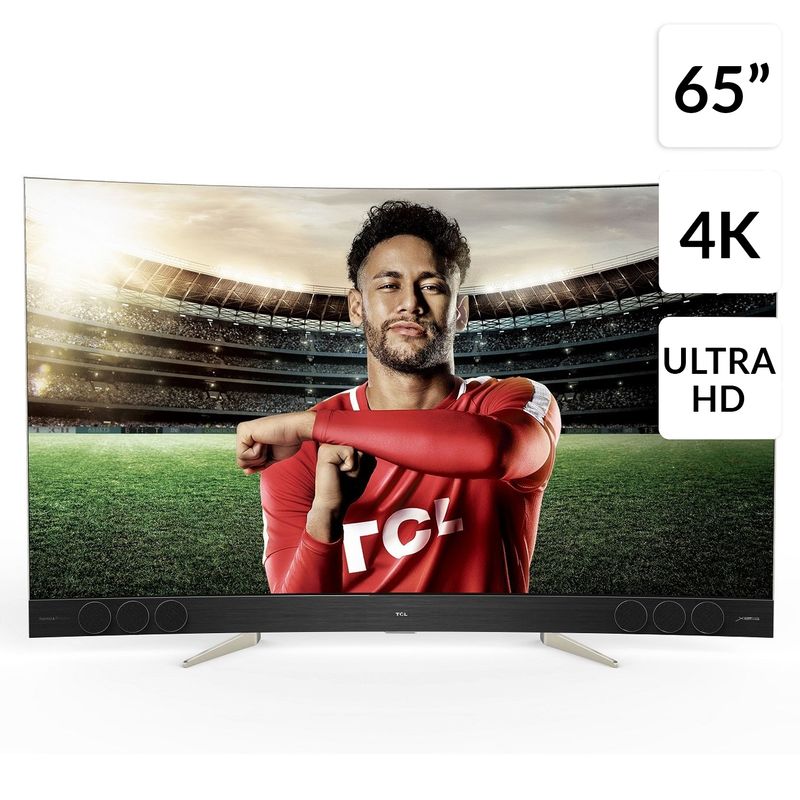 TCL - Led 65" 65X3Cus 4K Ultra Hd Smart Tv Curvo