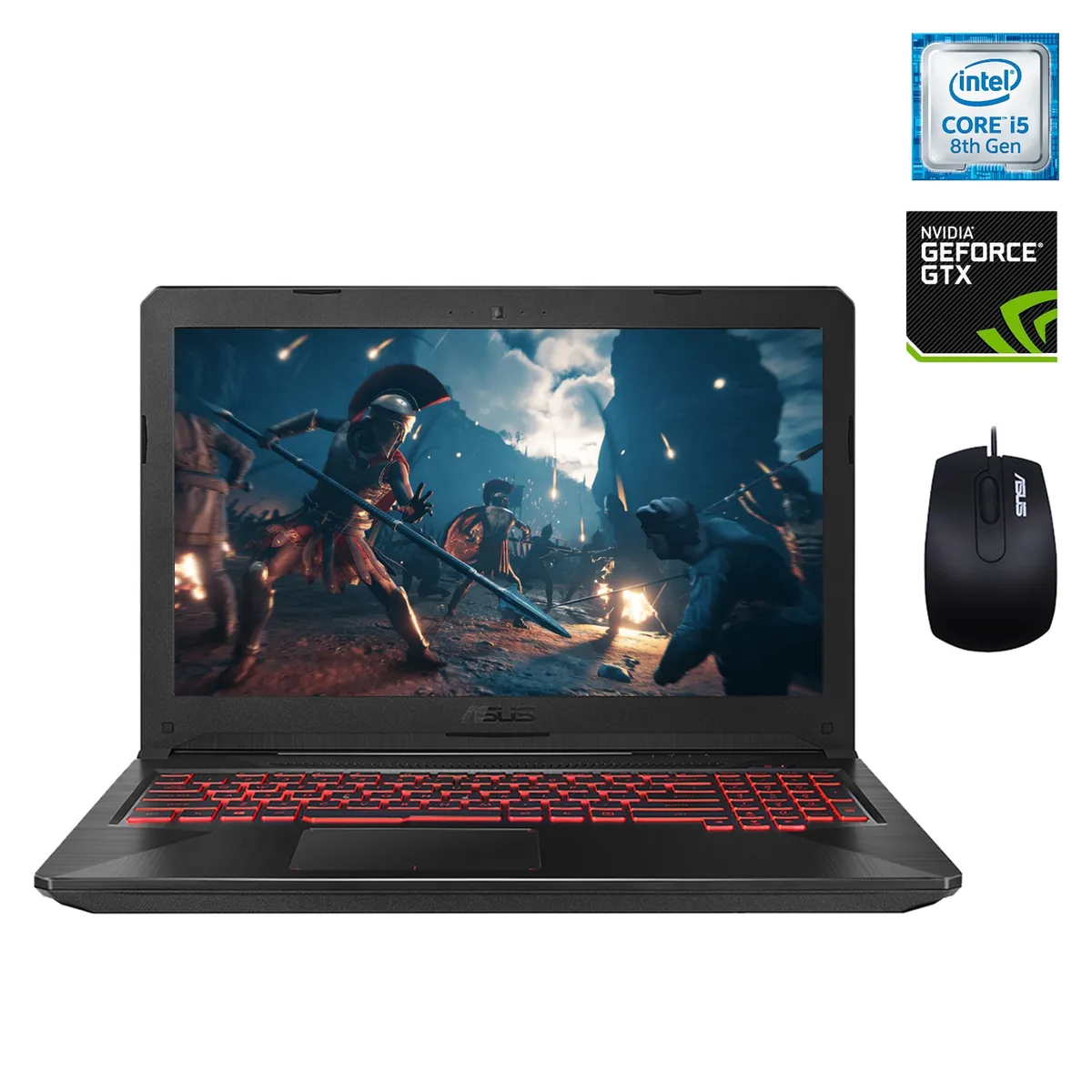 ASUS - Notebook TUF Gaming FX504GE Intel Core i5 8GB RAM-1TB HDD NVIDIA GeForce GTX 1050 Ti 15.6"