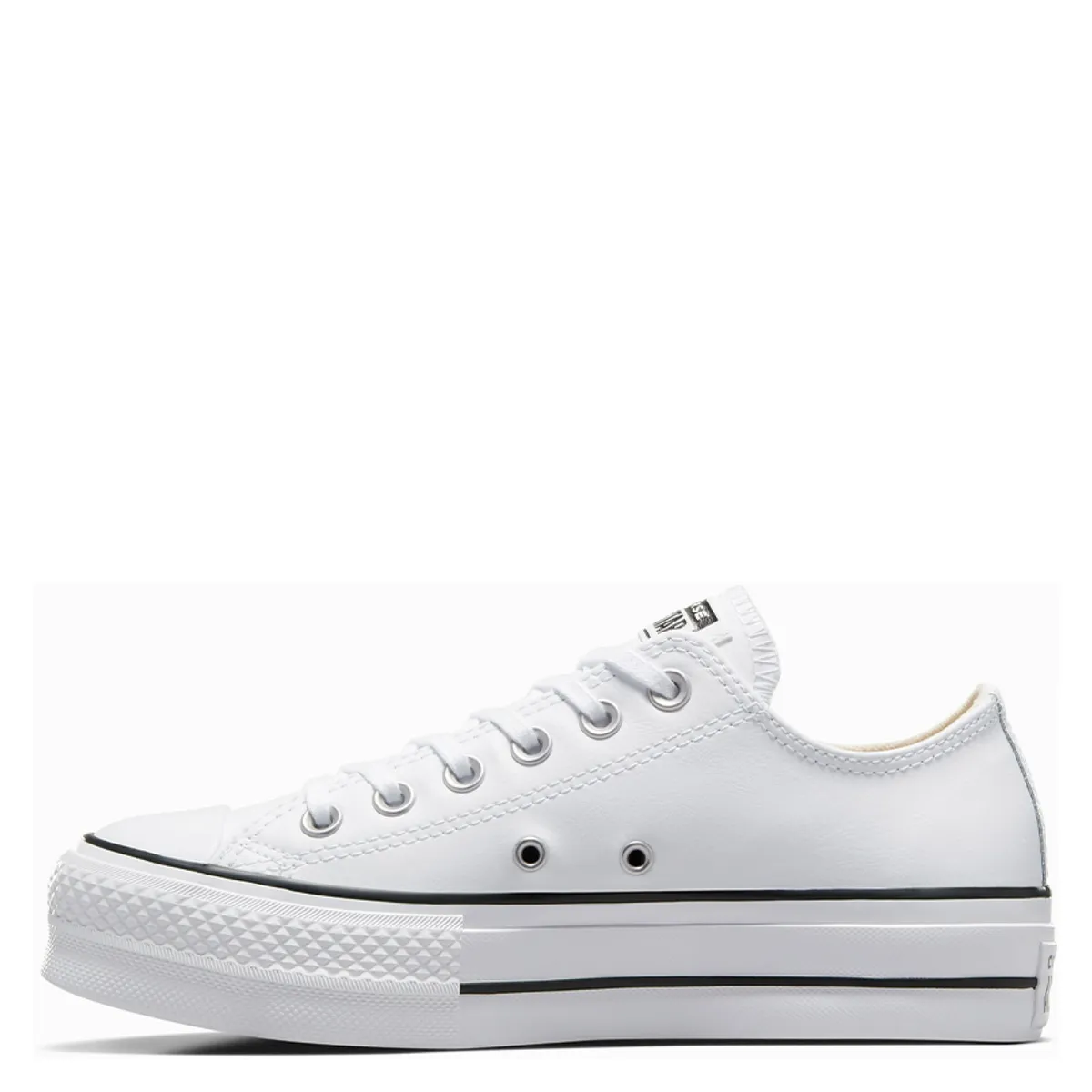 CONVERSE - Chuck Taylor All Star Zapatilla Urbana Plataforma Mujer Cuero Blanco Converse