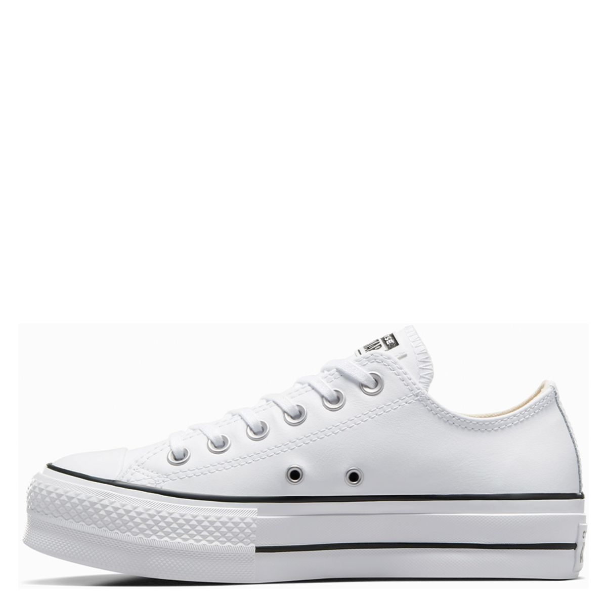 CONVERSE - Chuck Taylor All Star Zapatilla Urbana Plataforma Mujer Cuero Blanco Converse
