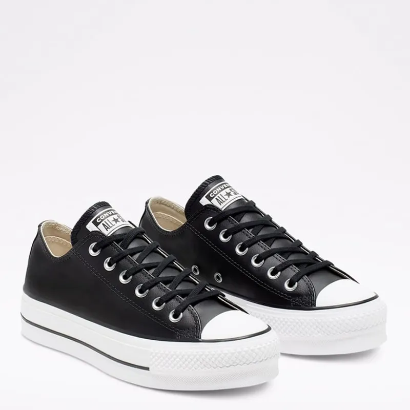 CONVERSE Chuck Taylor Zapatilla Urbana Mujer Cuero Negro Converse