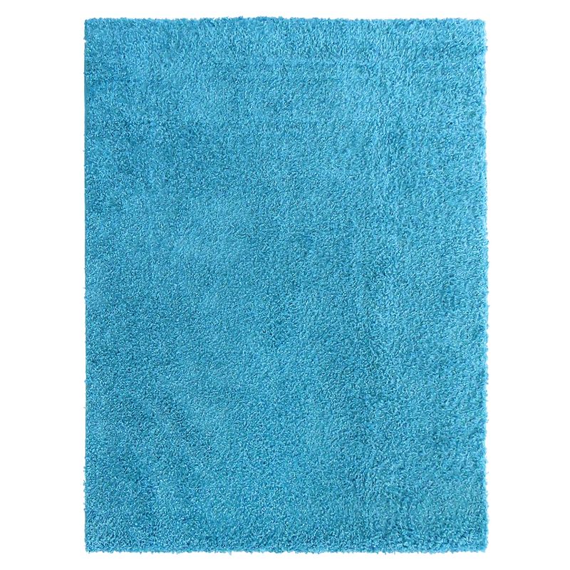 IDETEX - Alfombra Shaggy Lisa 150x200 Cm Turquesa Idetex