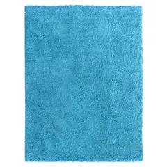 IDETEX - Alfombra Shaggy Lisa 150x200 Cm Turquesa
