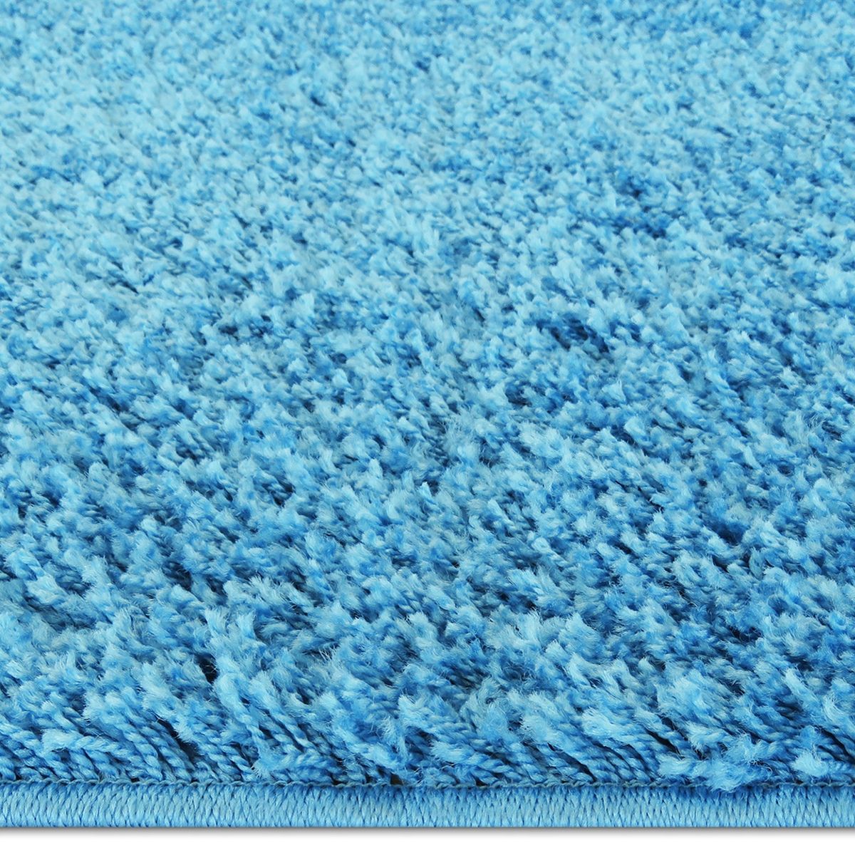 IDETEX - Alfombra Shaggy Lisa 150x200 Cm Turquesa Idetex
