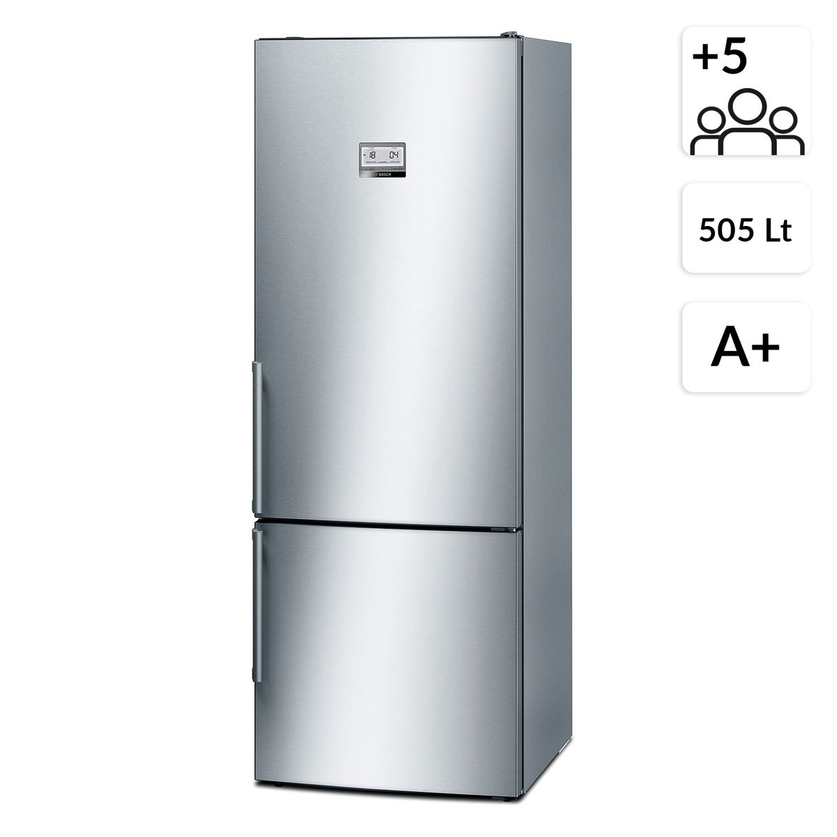 BOSCH - Refrigerador Bottom Freezer 505 lt KGN56AI30