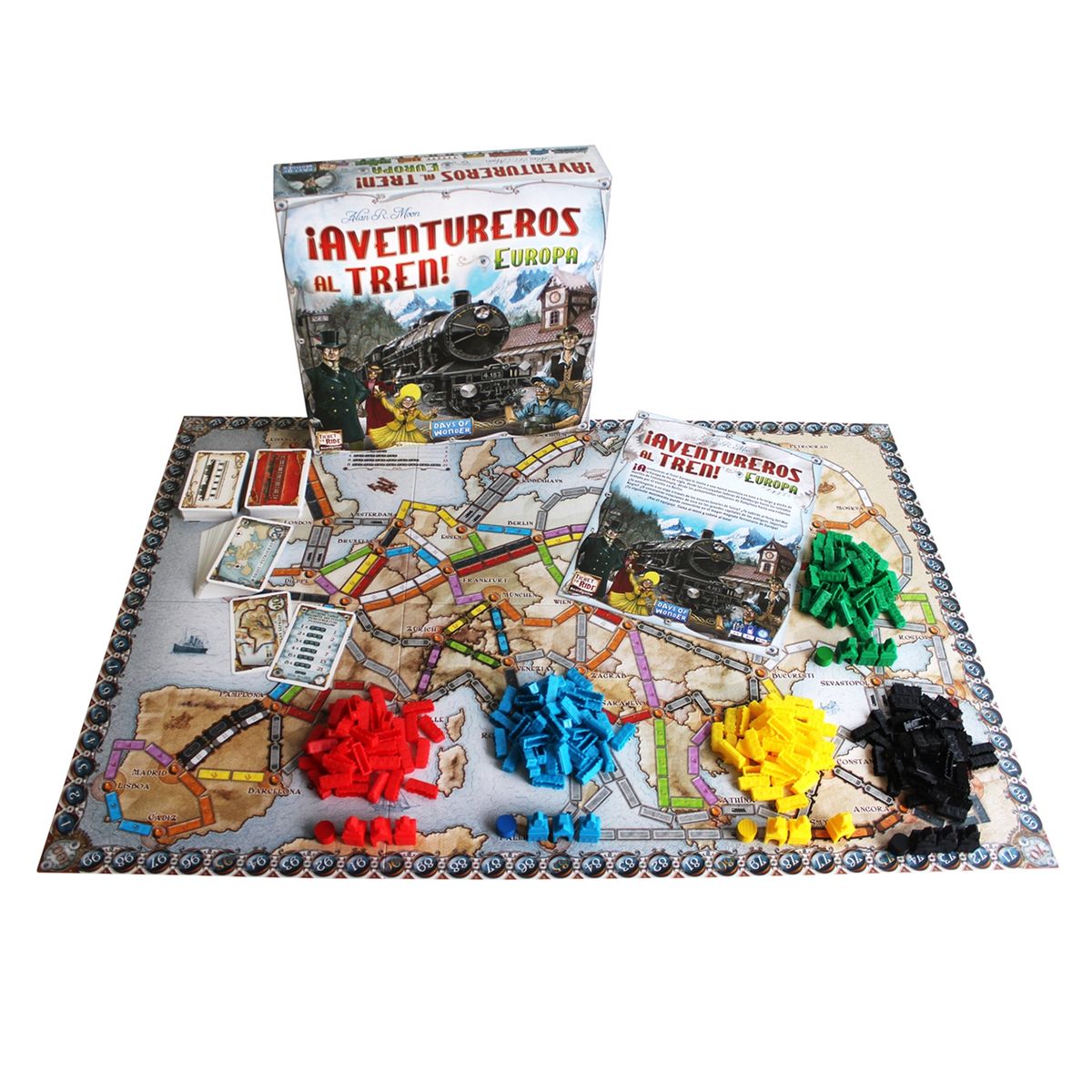 DAYS OF WONDER - Juego de Mesa Aventureros Al Tren Europa