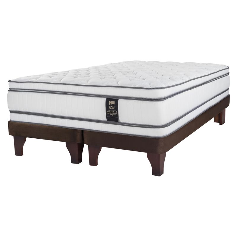 FLEX - Cama Europea Majesty Choc Super King X 2.00Mt Base Dividida Flex
