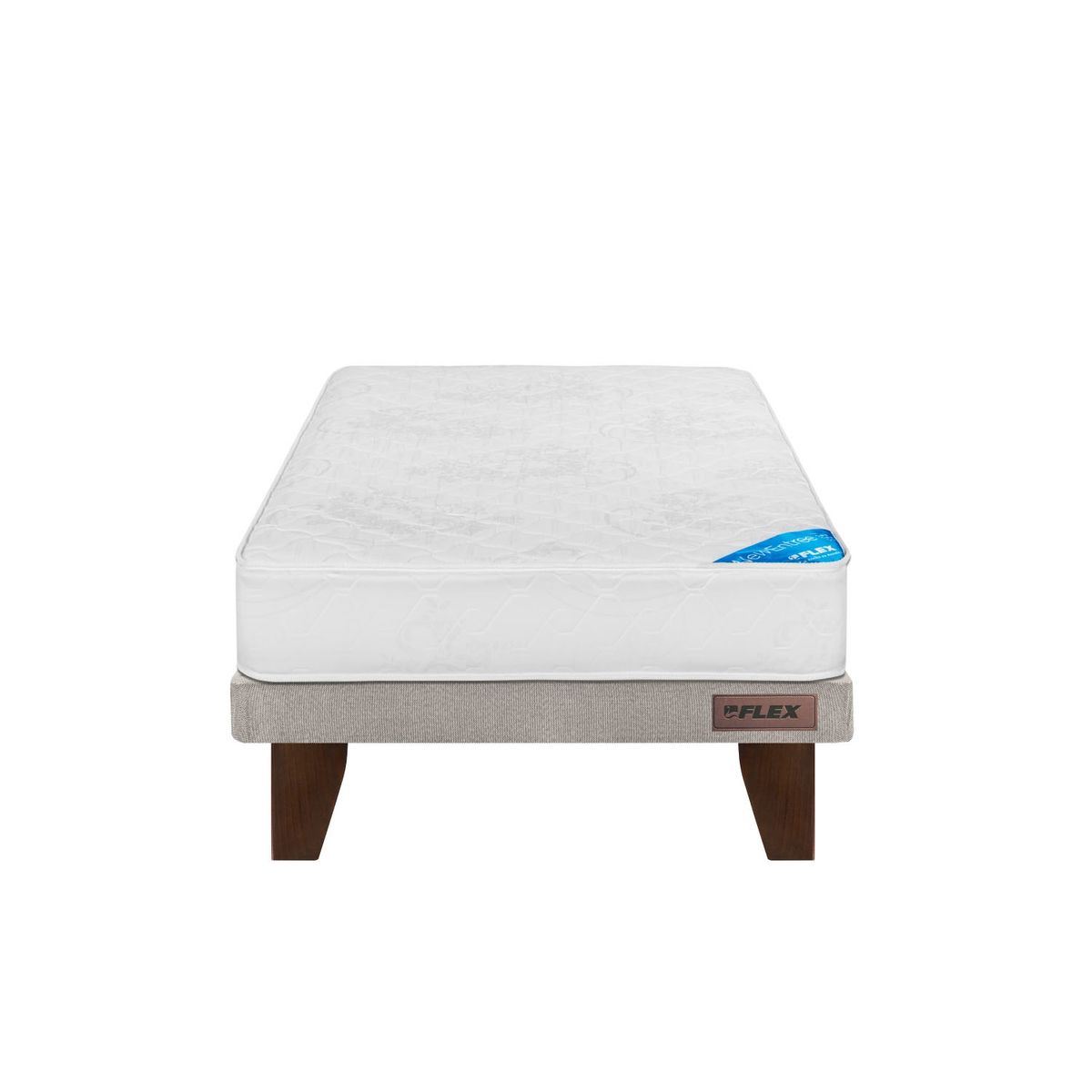 FLEX - Cama Europea 1 Plaza New Entree Flex 90 x 190 Cm