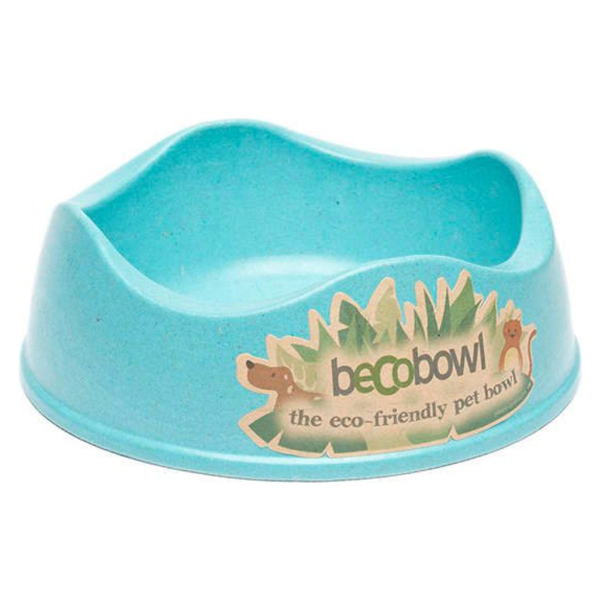 BECO PETS - Plato Perro Ecofriendly Azul M