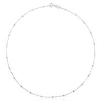 Collar Chain De Plata Mujer