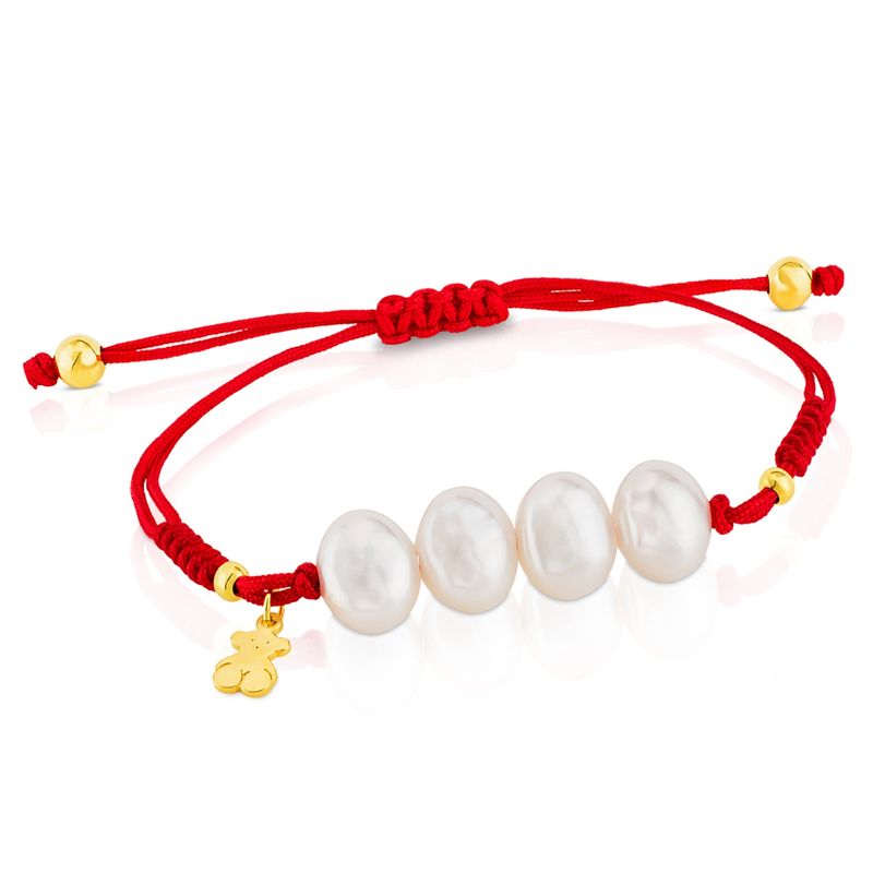 TOUS - Pulsera Nudos De Plata Vermeil Mujer Tous