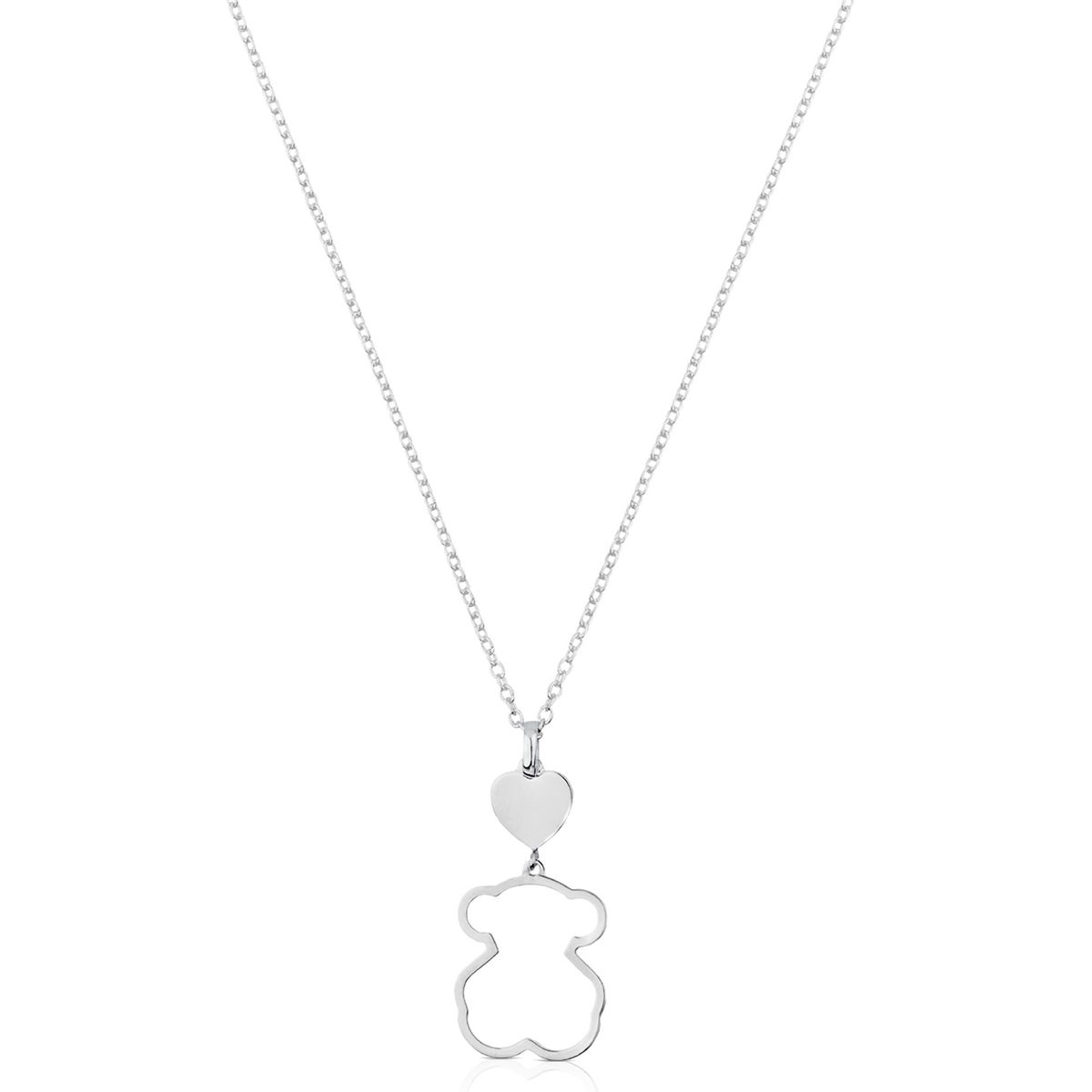 TOUS - Collar De Plata Motivo Oso New Silueta