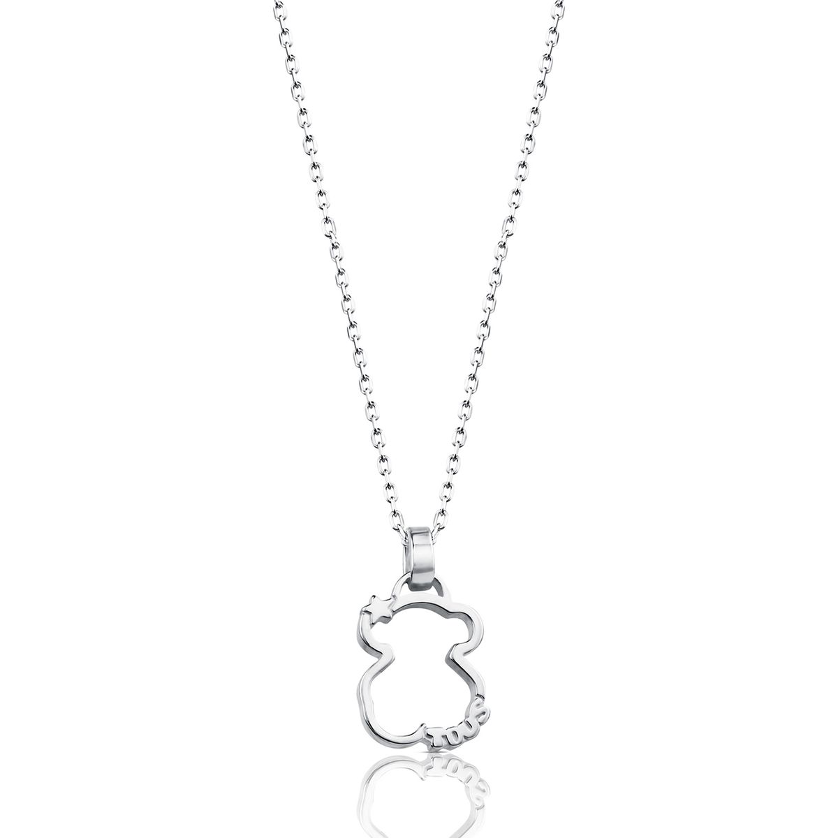 TOUS - Collar Silueta De Plata Mujer Tous