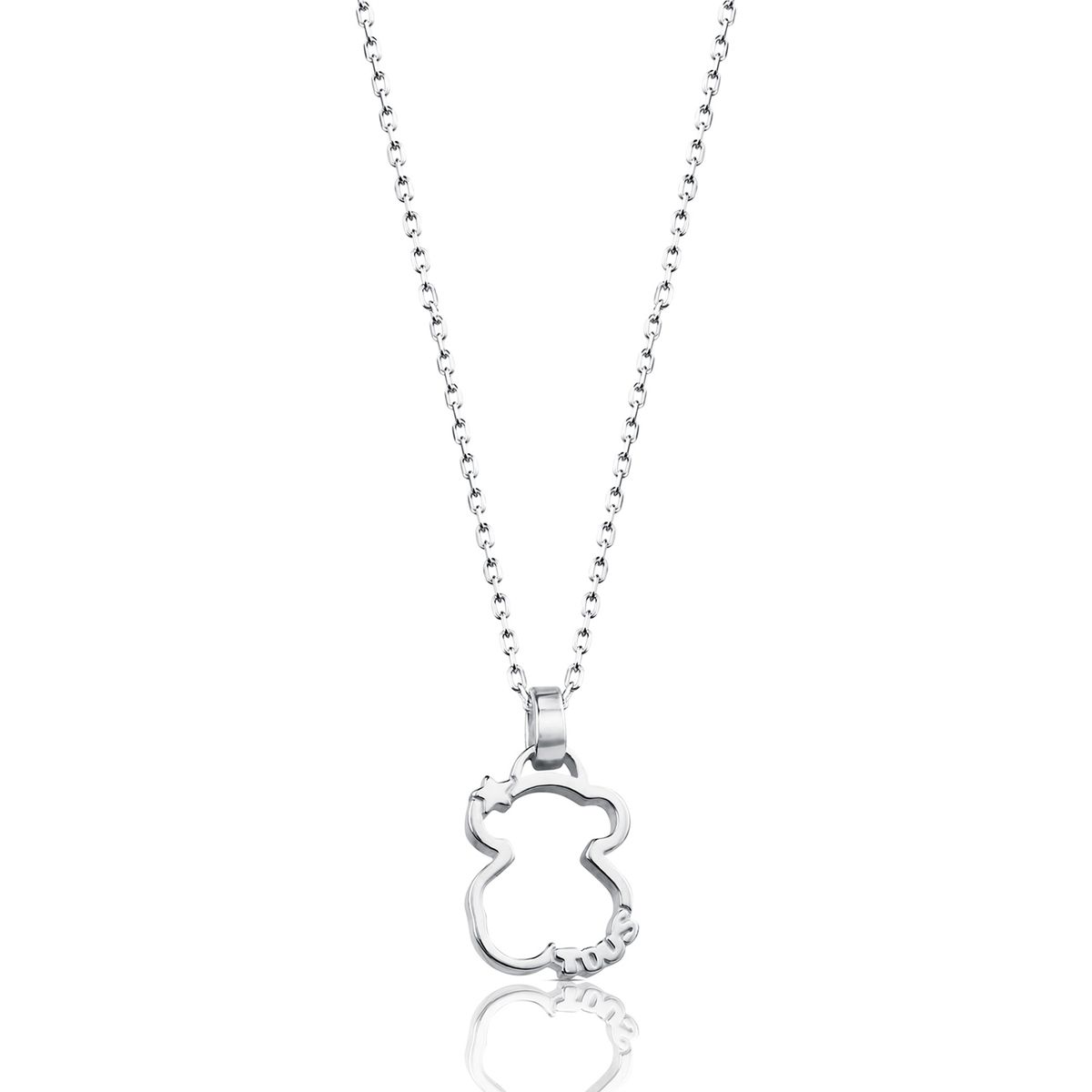 TOUS - Collar Silueta De Plata Mujer Tous
