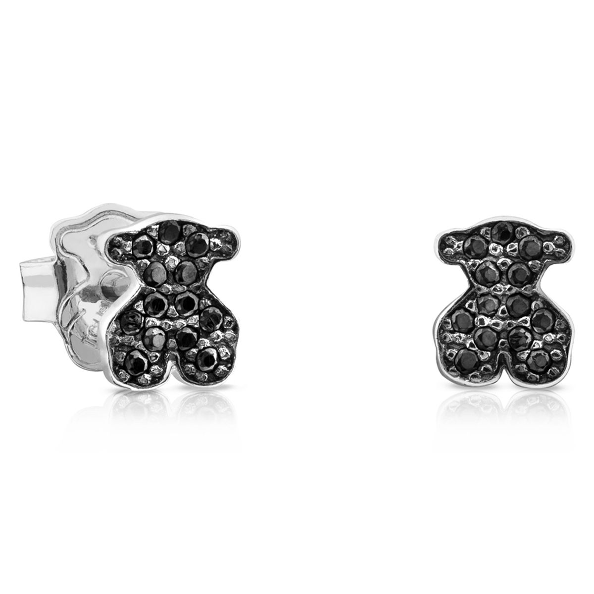 TOUS - Aros De Plata Con Espinela Mujer Tous