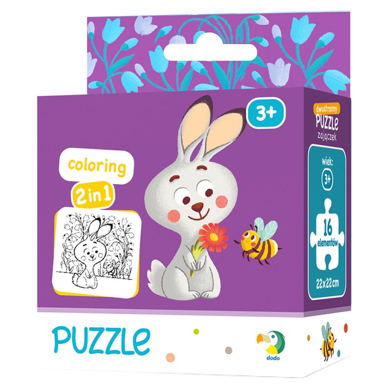DODO - Dodo Puzle Para Colorear 2 En 1 Conejo