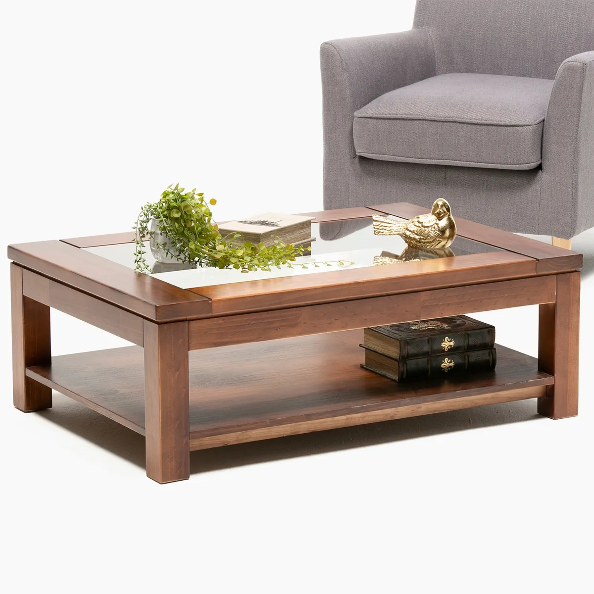 DAGON - Mesa De Centro Llaima Madera Rectangular Dagon