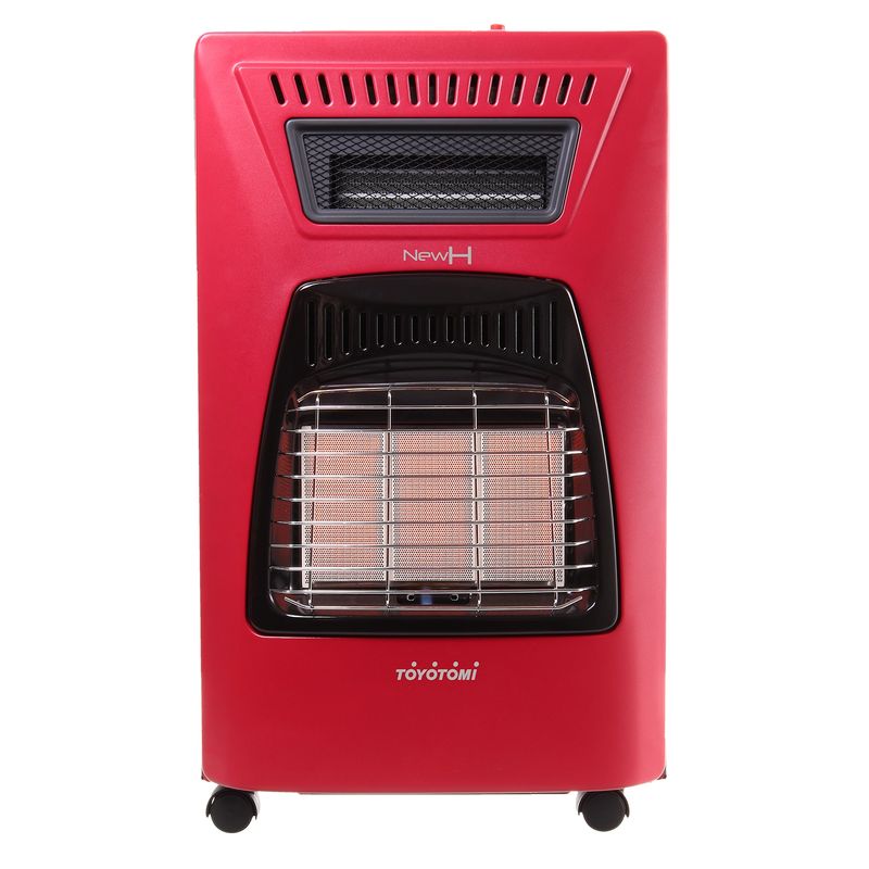 TOYOTOMI - Estufa Gas Híbrida 15 kg GH-NH72 Roja Toyotomi