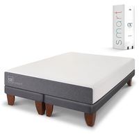 Cama Europea 2 Plazas Smart 50X200 Cm Base Dividida
