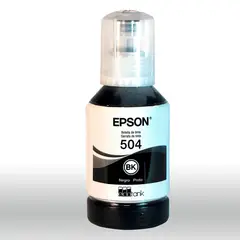 EPSON - Botella T504 Negra