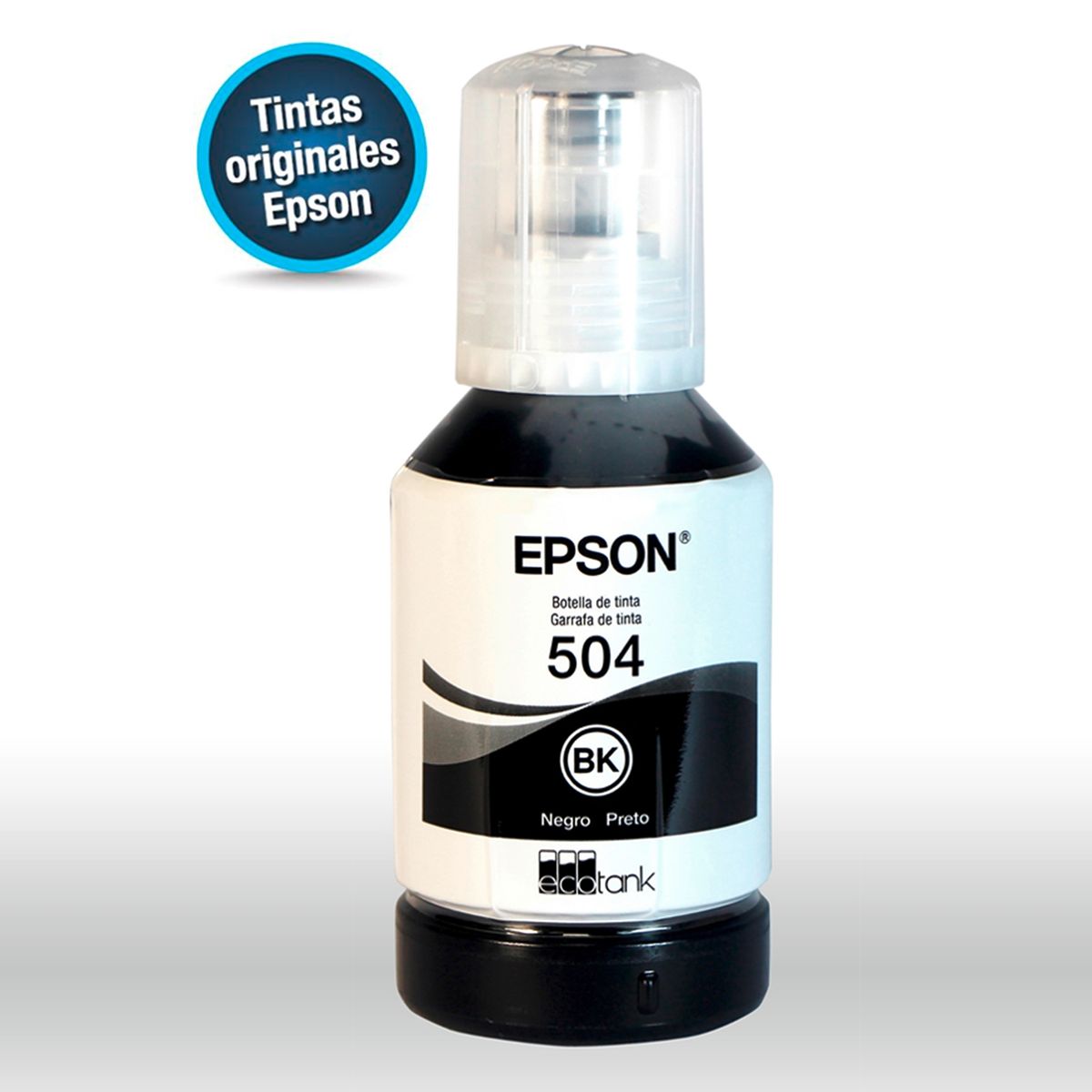 EPSON - Botella Epson T504 Negra