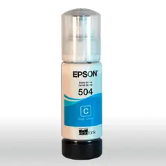 EPSON - Botella T504 Cyan