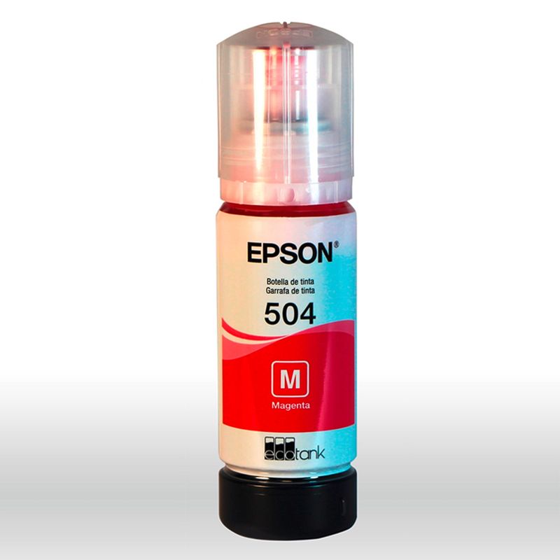 EPSON - Botella Epson T504 Magenta
