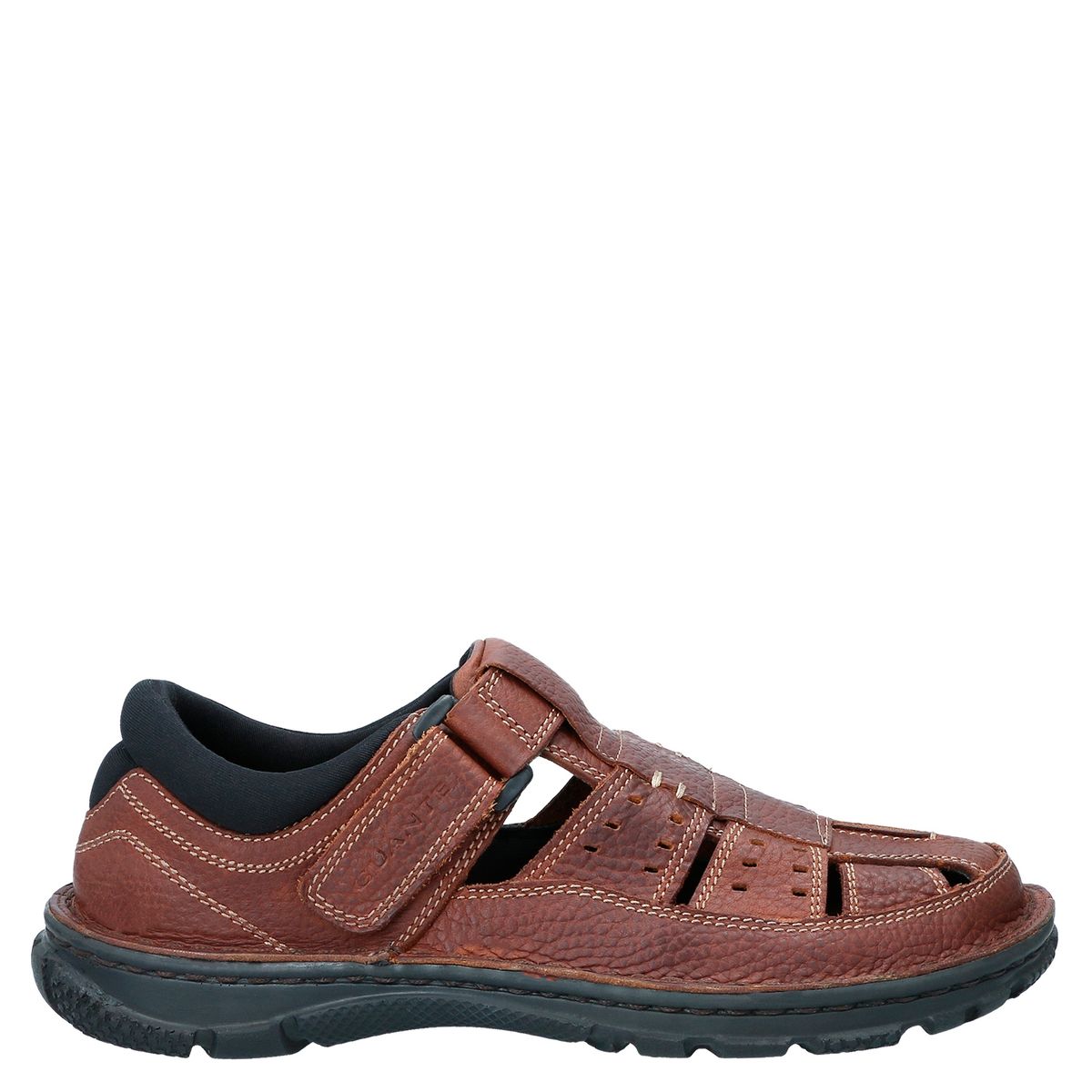 GUANTE - Sandalia Hombre Cuero Café Guante