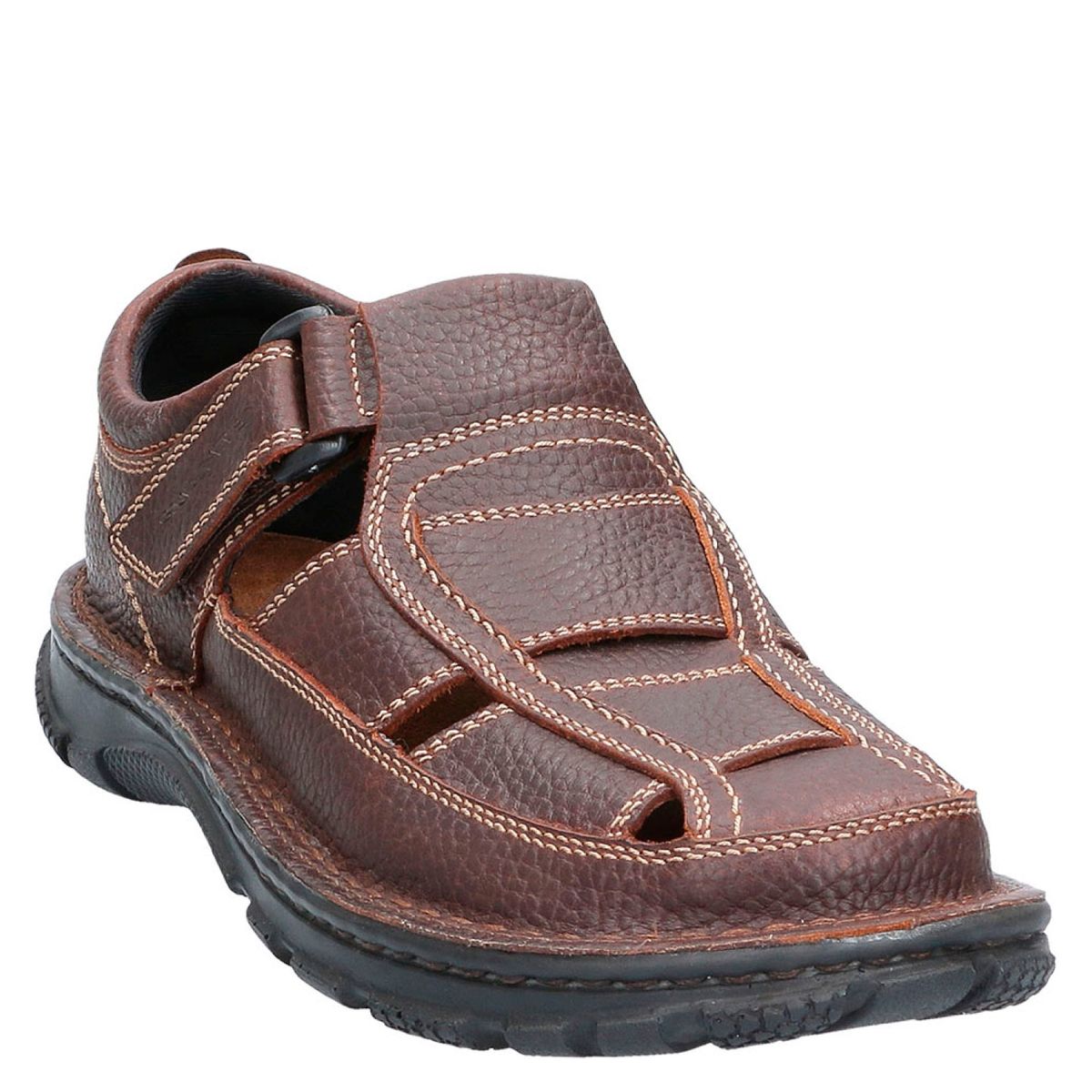 GUANTE - Sandalia Hombre Cuero Café Guante