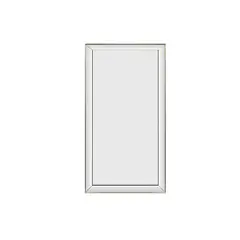 RONDA - Espejo De Pared Rectangular Doble Bisel 60X120 Cm