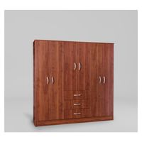 Clóset Maipo 6 Puertas 3 Cajones 180cm