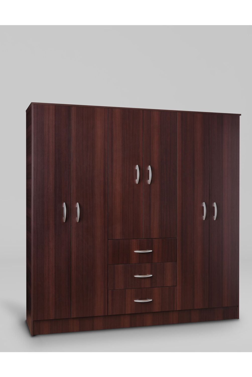 CIC - Clóset Maipo 6 Puertas 3 Cajones 180 cm Cic