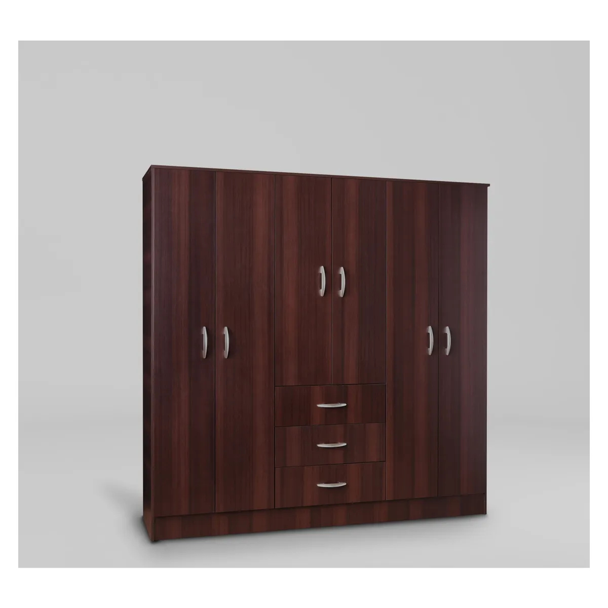 CIC - Clóset Maipo 6 Puertas 3 Cajones 180 cm Cic