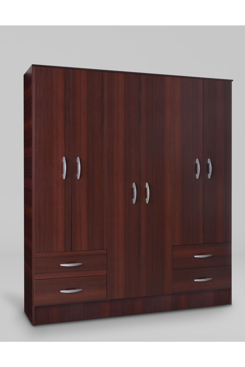 CIC - Clóset Maipo 6 Puertas 4 Cajones 180 Cm Cic
